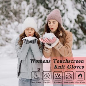 Winter Gloves 4 Pairs Touchscreen Knit Acrylic - Image 2