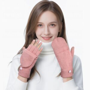 Winter Gloves Fingerless Alpaca Wool Women - Image 2