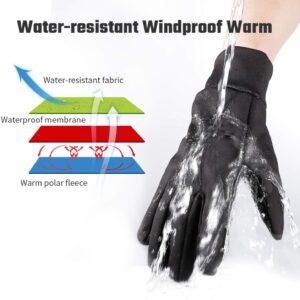 Winter Gloves Touch Screen Water Resistant Thermal Men Women - Image 4